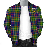 Clan Arnott Crest Tartan Bomber Jacket ZJ25