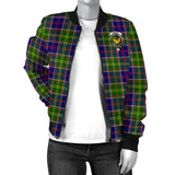 Clan Arnott Crest Tartan Bomber Jacket ZJ25