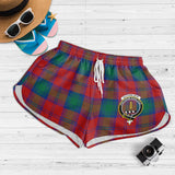 Clan Auchinleck Crest Tartan Womens Shorts NW2148