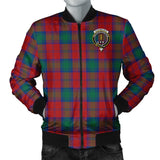 Clan Auchinleck Crest Tartan Bomber Jacket ZJ26