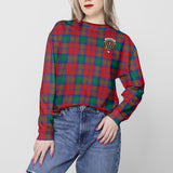 Clan Auchinleck Crest Tartan Sweatshirt HC958