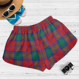 Clan Auchinleck Crest Tartan Womens Shorts NW2148