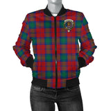 Clan Auchinleck Crest Tartan Bomber Jacket ZJ26