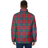 Clan Auchinleck Crest Tartan Padded Jacket RF26