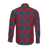 Clan Auchinleck Crest Tartan Long Sleeve Shirt PC956