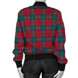 Clan Auchinleck Crest Tartan Bomber Jacket ZJ26