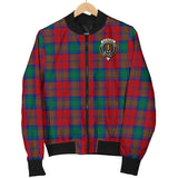 Clan Auchinleck Crest Tartan Bomber Jacket ZJ26