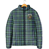 Clan Baillie Ancient Crest Tartan Padded Jacket RF27