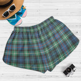 Clan Baillie Ancient Crest Tartan Womens Shorts NW2146