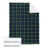 Clan Baillie Modern Tartan Blanket U37