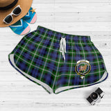 Clan Baillie Modern Crest Tartan Womens Shorts NW2144