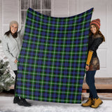 Clan Baillie Modern Tartan Blanket U37