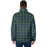 Clan Baillie Modern Crest Tartan Padded Jacket RF29