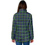 Clan Baillie Modern Crest Tartan Padded Jacket RF29