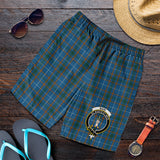 Clan Bain Crest Tartan Mens Shorts NS955