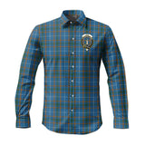 Clan Bain Crest Tartan Long Sleeve Shirt PC955