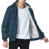 Clan Bain Tartan Sherpa Hoodie - Classic Style CS 1146