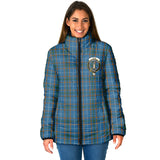 Clan Bain Crest Tartan Padded Jacket RF30