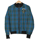 Clan Bain Crest Tartan Bomber Jacket ZJ30