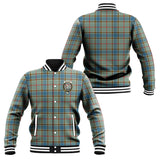 Clan Balfour Blue Crest Tartan Baseball Jacket JM947