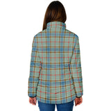 Clan Balfour Blue Crest Tartan Padded Jacket RF35