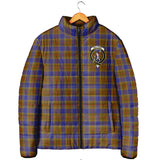 Clan Balfour Modern Crest Tartan Padded Jacket RF36