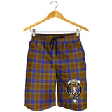 Clan Balfour Modern Crest Tartan Mens Shorts NS946