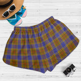 Clan Balfour Modern Crest Tartan Womens Shorts NW2138