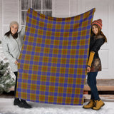 Clan Balfour Modern Tartan Blanket U44