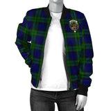 Clan Bannatyne Crest Tartan Bomber Jacket ZJ37