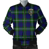 Clan Bannerman Crest Tartan Bomber Jacket ZJ38