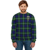 Clan Bannerman Crest Tartan Sweatshirt HC945