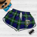 Clan Bannerman Crest Tartan Womens Shorts NW2136