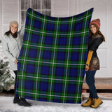 Clan Bannerman Tartan Blanket U46