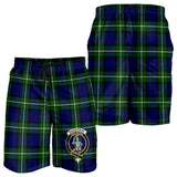 Clan Bannerman Crest Tartan Mens Shorts NS944