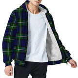 Clan Bannerman Tartan Sherpa Hoodie - Classic Style CS 1136