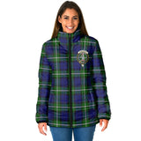 Clan Bannerman Crest Tartan Padded Jacket RF38