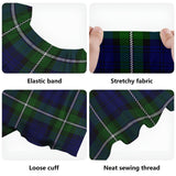 Clan Bannerman Tartan Off Shoulder Long Dress VL46