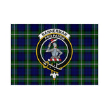 Clan Bannerman Crest Tartan Flag CF38