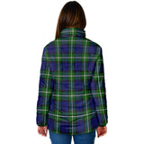 Clan Bannerman Crest Tartan Padded Jacket RF38