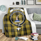 Clan Barclay Dress Crest Tartan Blanket UC41