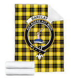 Clan Barclay Dress Modern Crest Tartan Blanket UC40