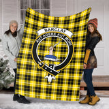 Clan Barclay Dress Modern Crest Tartan Blanket UC40