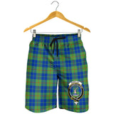 Clan Barclay Hunting Ancient Crest Tartan Mens Shorts NS941