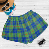 Clan Barclay Hunting Ancient Crest Tartan Womens Shorts NW2133