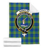 Clan Barclay Hunting Ancient Crest Tartan Blanket UC42