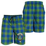 Clan Barclay Hunting Ancient Crest Tartan Mens Shorts NS941