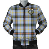 Clan Bell Crest Tartan Bomber Jacket ZJ45