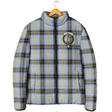 Clan Bell Crest Tartan Padded Jacket RF45