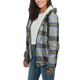 Clan Bell Crest Tartan Sherpa Hoodie CT938